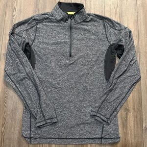 Lululemon Men’s Quarter Zip Pullover Gray Athletic Jacket Medium